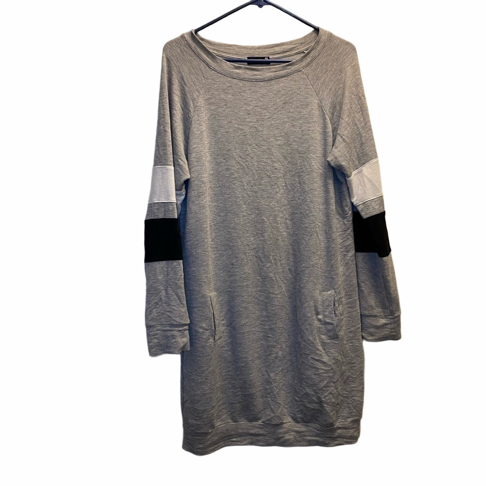 NanaMacs Gray Relaxed Dress Size Medium